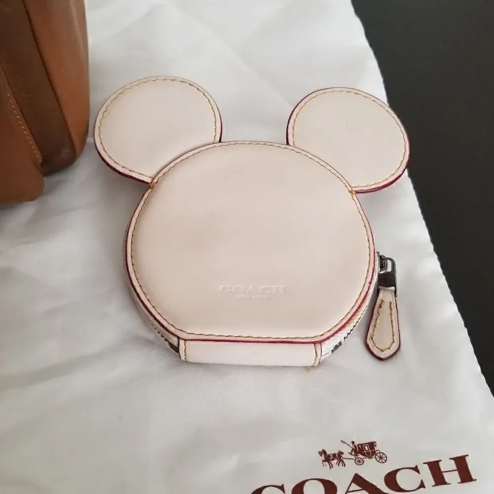 Coach × Disney Micky Mouse Small Bagpack and Coin Purse